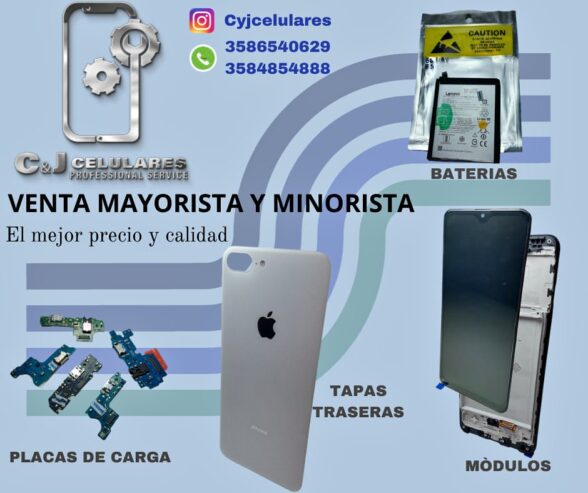 Mayorista de repuestos y técnicos de celulares