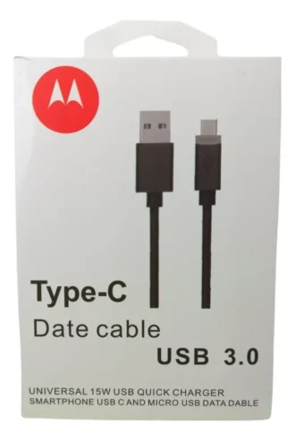 Cable Usb Type C Motorola 1 Metro Carga Rapida Moto G6 G7 +