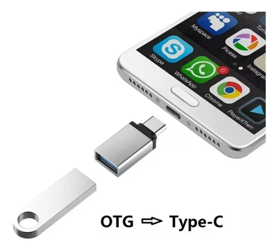 Cable n/a OTG USB-C a USB con entrada USB-C salida USB