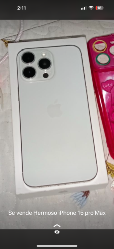 Se vende iphone 15 pro Max