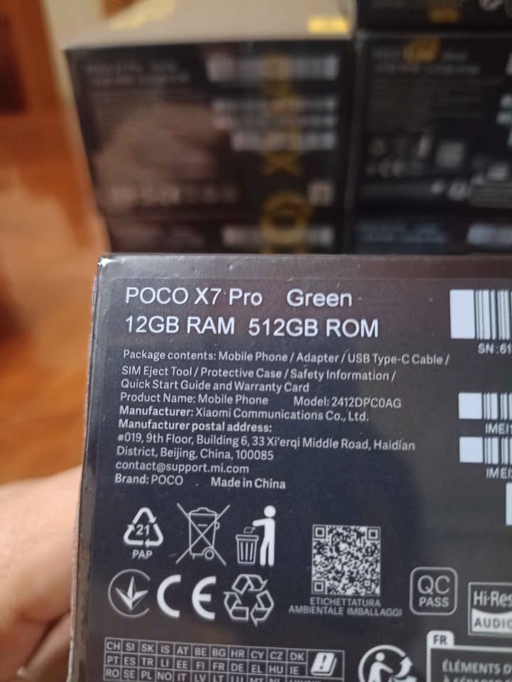 XIAOMI POCO X7 PRO 5G 512/12GB NUEVO GREEN
