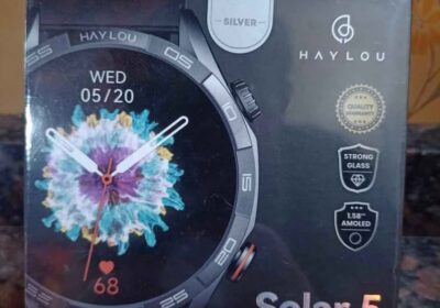 SMARTWATCH SOLAR 5 SILVER LS20 NUEVO MALLA METALICA + MALLA SILICONA