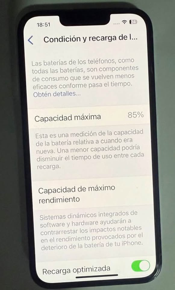 iPhone 13 Pro 128 Gb – 85% Batería – Cargador Y Auriculares