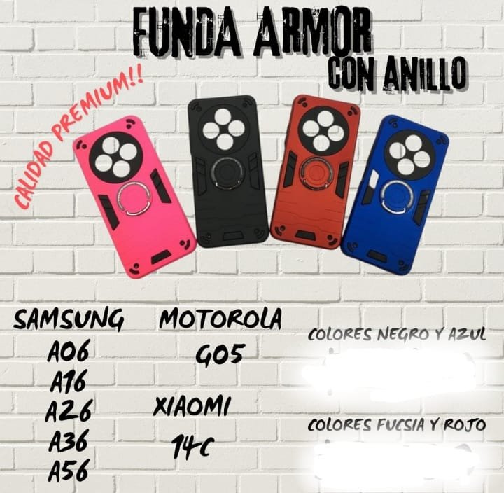 FUNDA ARMOR CON ANILLO