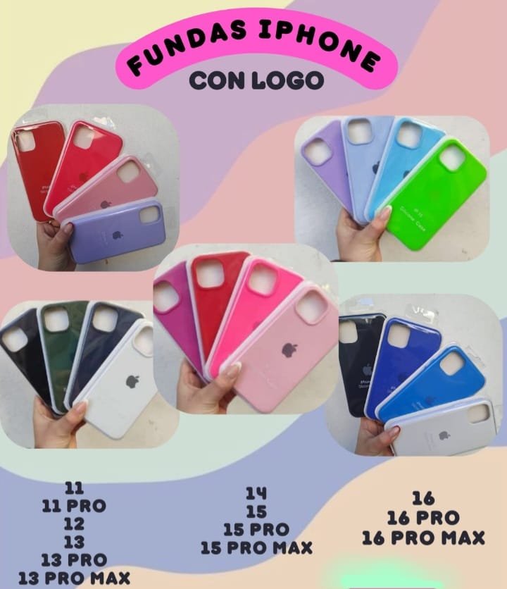FUNDAS DE IPHONE CON LOGO