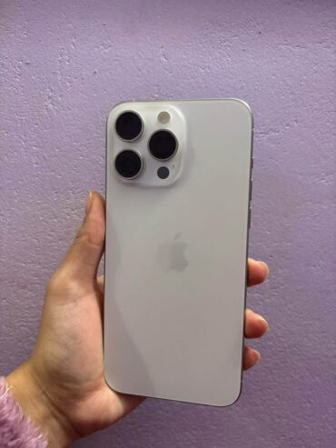 iPhone 15 Pro Max White 256 GB Excelente Estado✅ (Chip Físico)