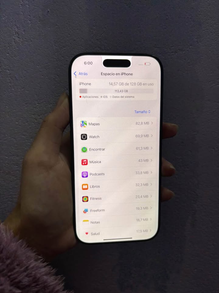 iPhone 16 Pro Excelente estado 128 GB
