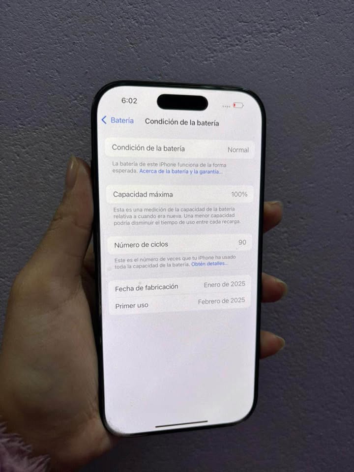 iPhone 16 Pro 256 GB Excelente Estado. (Chip físico)