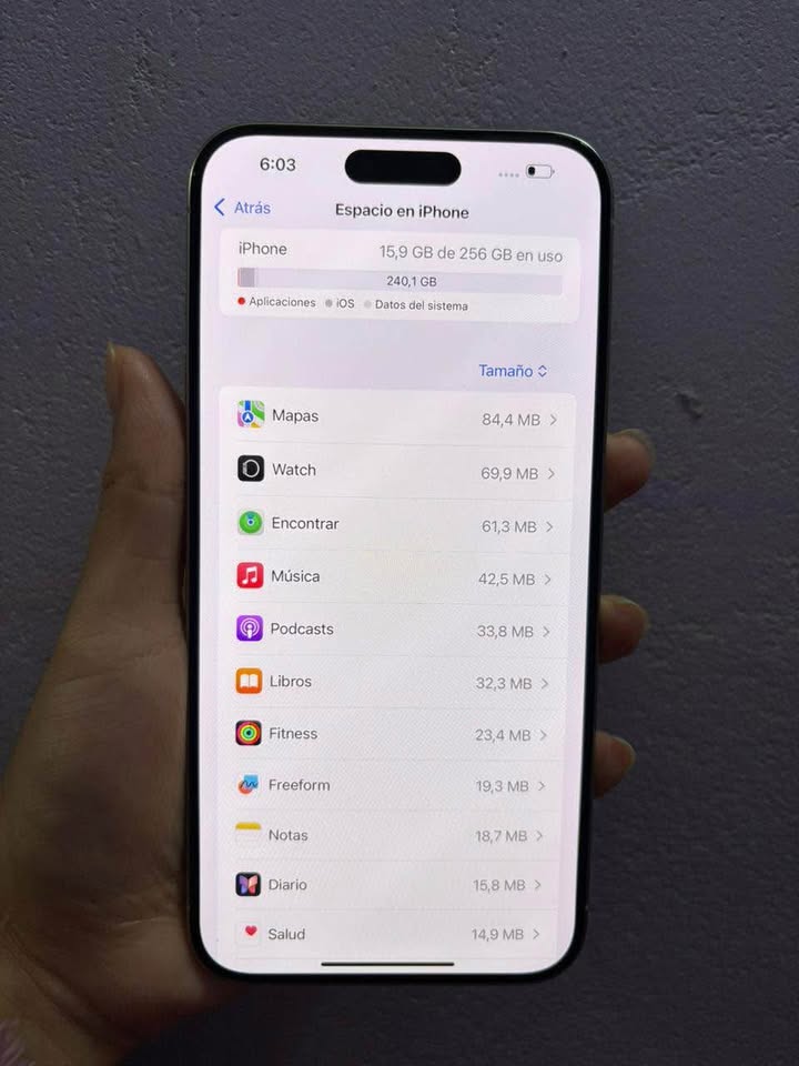 iPhone 15 Pro Max White 256 GB Excelente Estado✅ (Chip Físico)