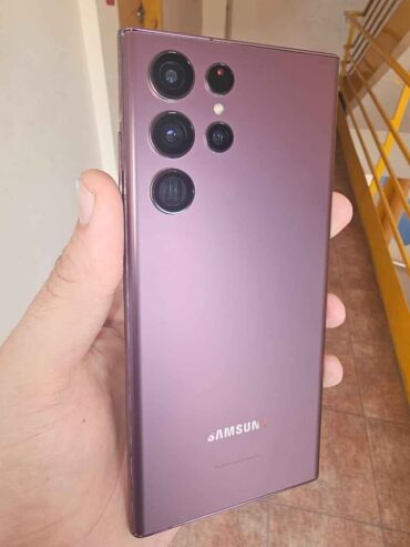 Samsung S22 Ultra SOLO A E-SIM de 512 Gtb y 12 de RAM. Impecable estado!