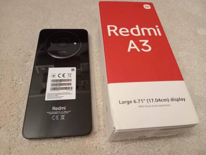 Redmi A3 128gb color Negro NUEVO EN CAJA