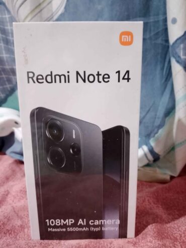 LIQUIDO XIAOMI REDMI NOTE 14 4G 256 GB AL MEJOR PRECIO!!