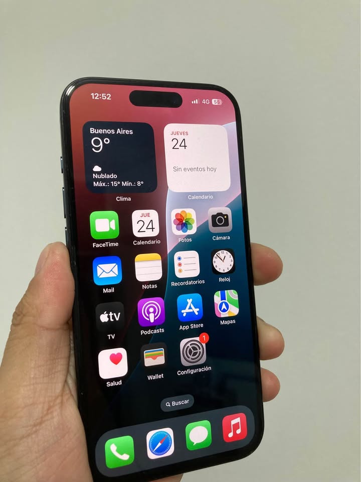 iPhone 15 Pro 128GB 98% de Batería impecable estado