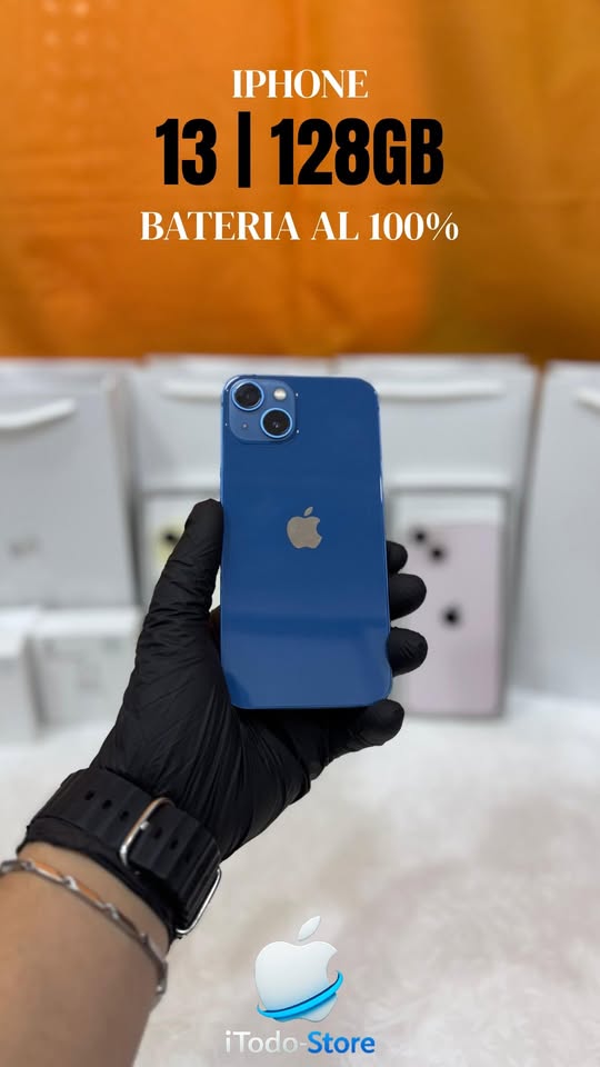 IPHONE 13 CELESTE | 128GB 100%