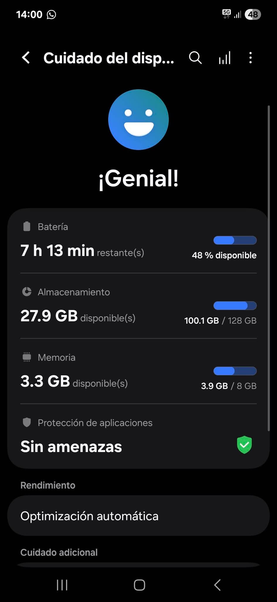 Samsung Galaxy A55 5G 128GB 5G Libre para cualquier compania.