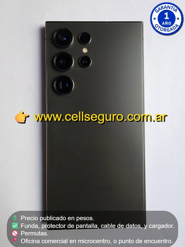 Samsung S 24 Ultra 12 Ram 256 Gb. Libre de Fabrica para chip físico y e-sim. Accesorios + Garantia.