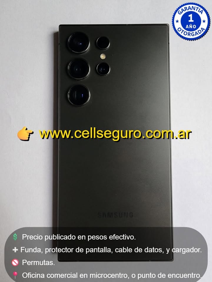 Samsung S 24 Ultra 12 Ram 512 Gb. Libre de Fabrica para chip físico y e-sim. Accesorios + Garantia.