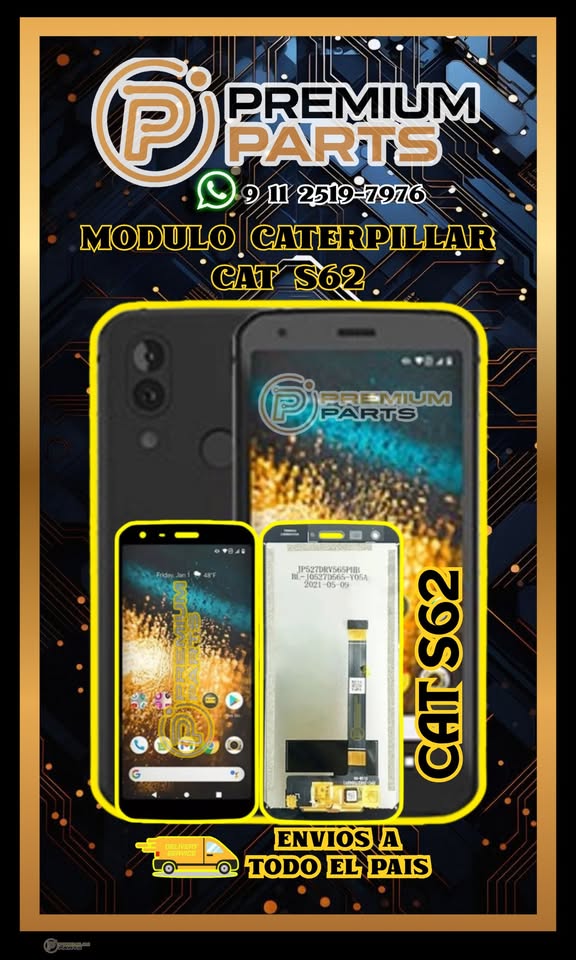 Modulo Pantalla Repuesto Original Para Celular CATERPILLAR CAT S62