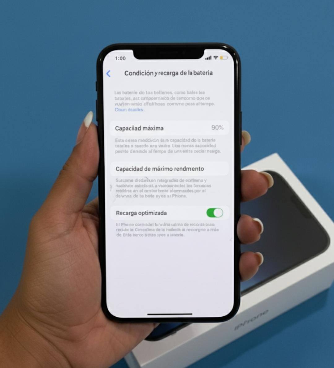 iPhone 12 Pro Azul 128gb 90%