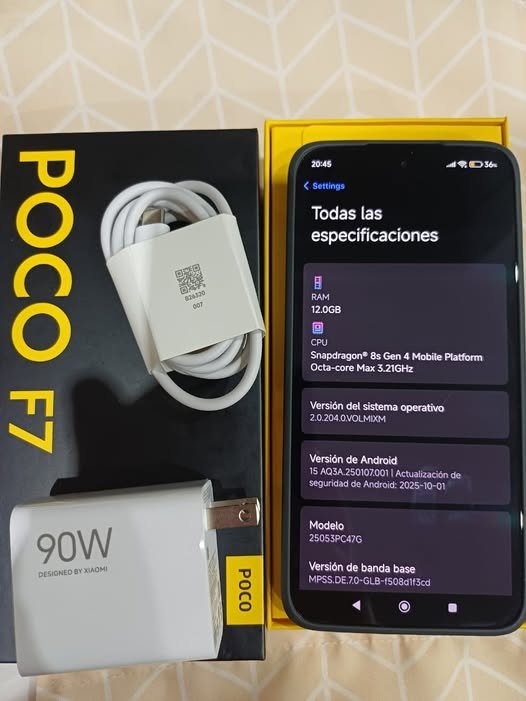 Xiaomi Poco F7 512/12GB NO PERMUTO