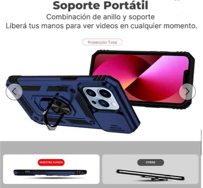 Funda con Anillo Reforzada para Motorola