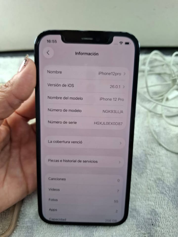 Vendo 12 pro libre esim 256gb 100% de batería