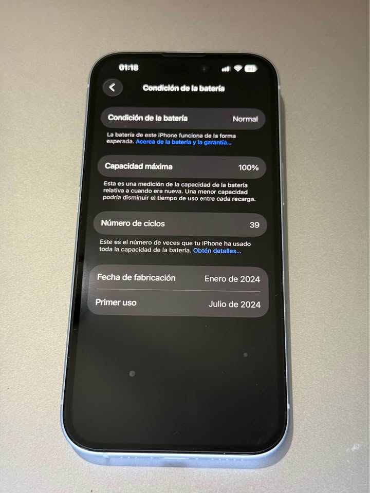 iPhone 15 Blue 128GB