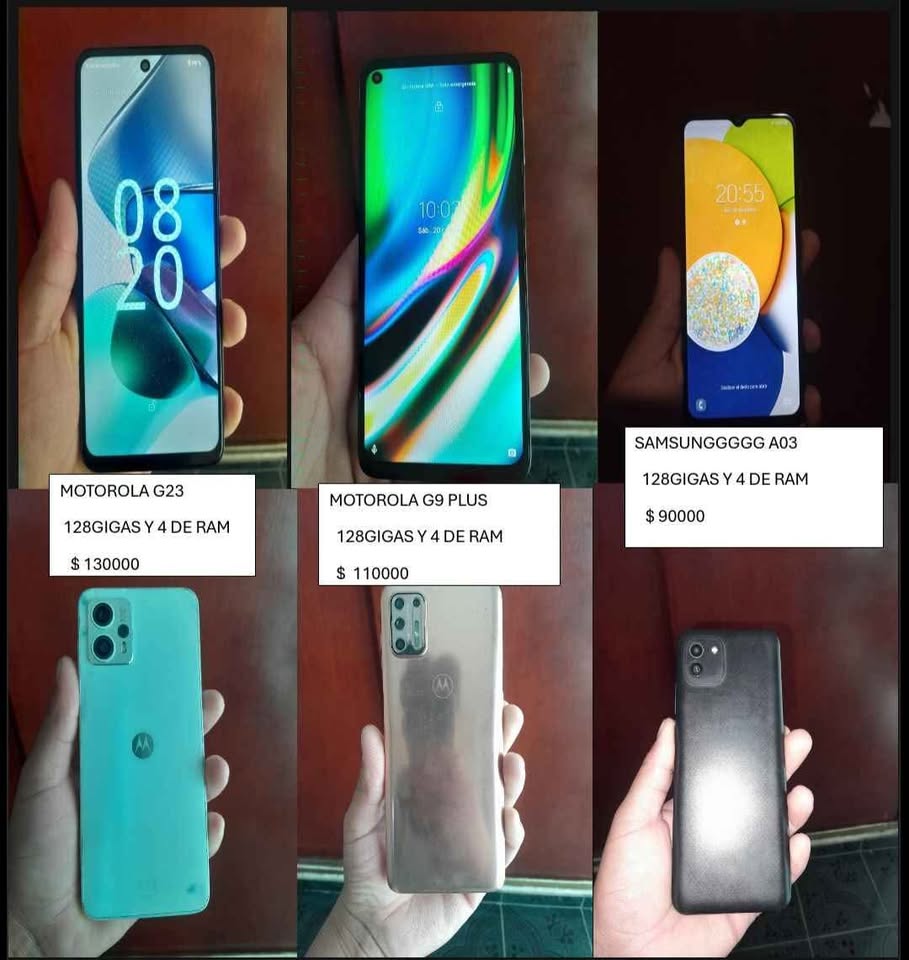 Vendo celulares a wifi y libres