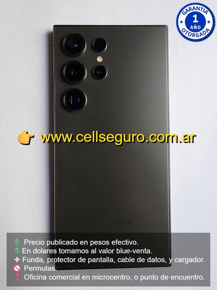 Samsung S 24 Ultra 12 Ram 256 Gb. Libre de Fabrica para chip físico y e-sim. Accesorios + Garantia.