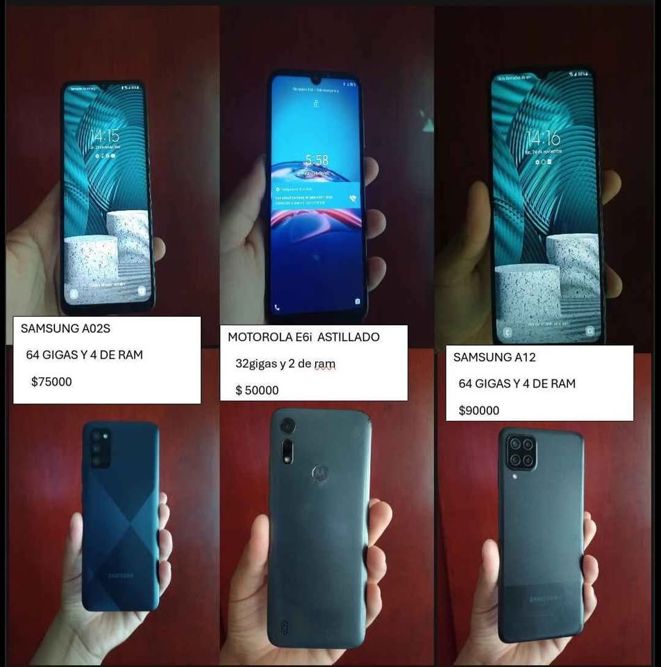 Vendo celulares a wifi y libres