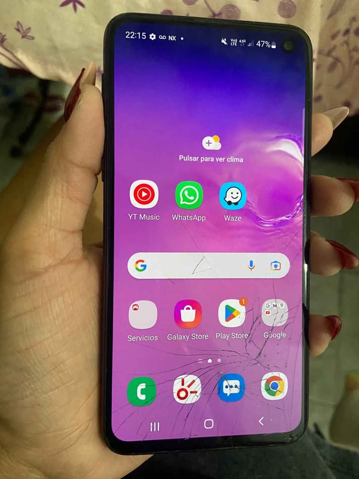 SAMSUNG S10E 128GB 6RAM LIBRE DE FABRICA EN BUEN ESTADO