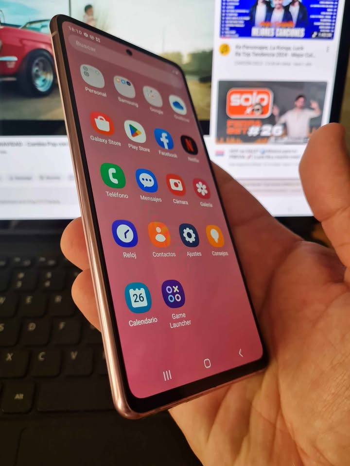 Vendo Samsung S20fe rosa 5g libre 128gb 6RAM , IMPECABLE , NO PERMUTO