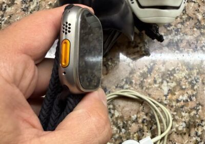 Applewatch Ultra 1. Con su respectivo cargador. 2 mayas. Inmaculado. 93 de batería. Con hidrogel.