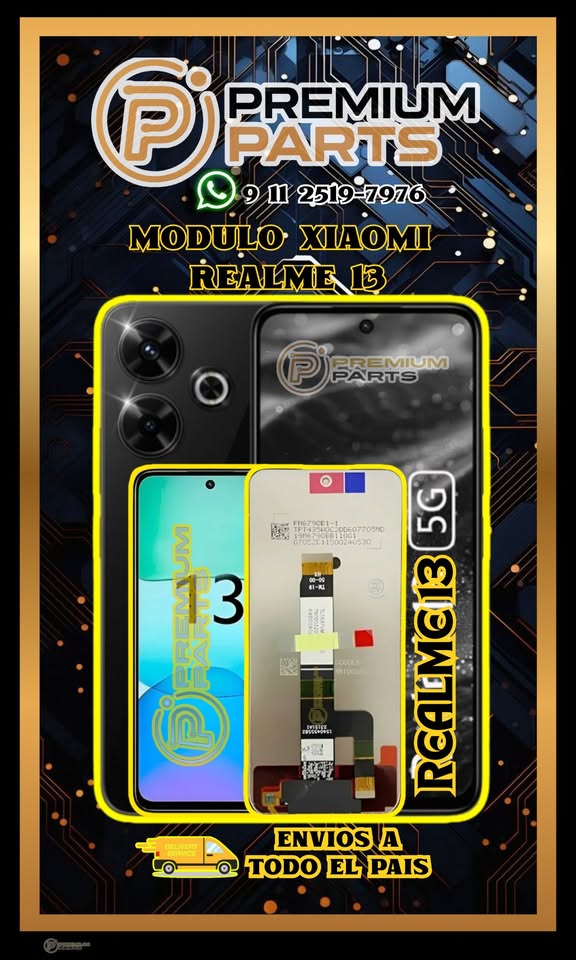 Modulo Pantalla Repuesto Original Para Celular XIAOMI REALME 13