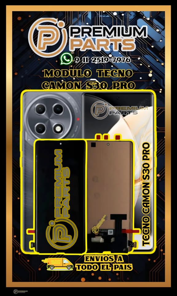 Modulo Pantalla Repuesto Original Para Celular TECNO CAMON S30 PRO
