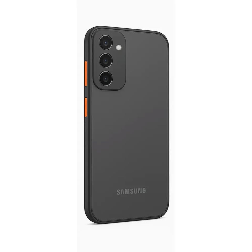 FUNDA SEMITRANSPARENTE ANTIGOLPES CON ACABADO MATE PARA SAMSUNG