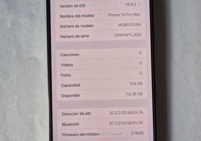 Iphone 14 Pro Max 128 Gb 85%🔋Accesorios + Garantia.