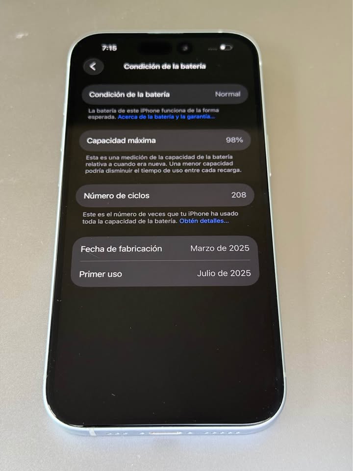 iPhone 15 128GB solo WiFi