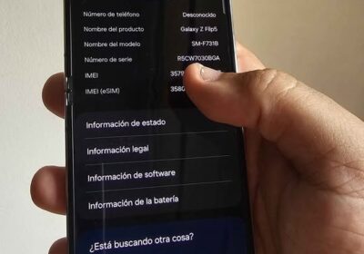 Vendo Samsung Z flip 5 libre 5g 256gb 8ram m, MINIMO DETALLE MANCHITA KO INFLUYE , FUNCIONA PERFECTO