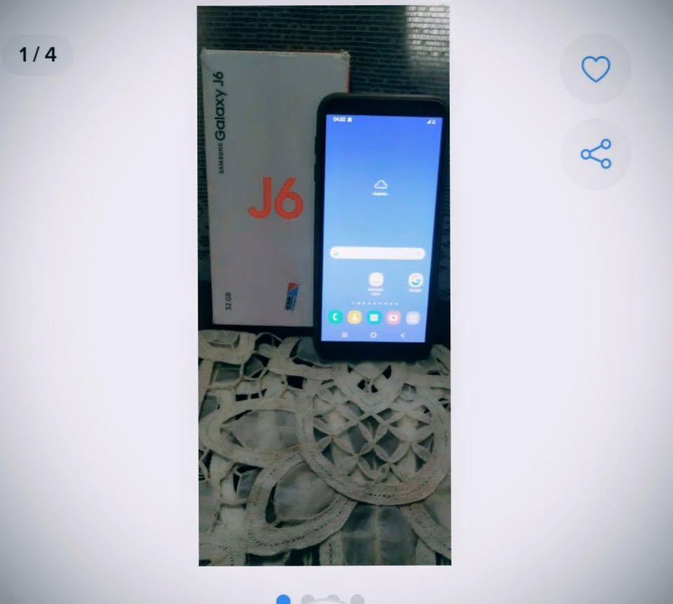 Samsung j6 en caja