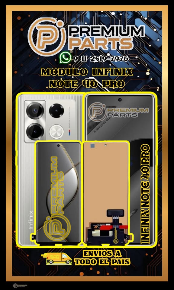 Modulo Pantalla Repuesto Original Para Celular INFINIX NOTE 40 PRO