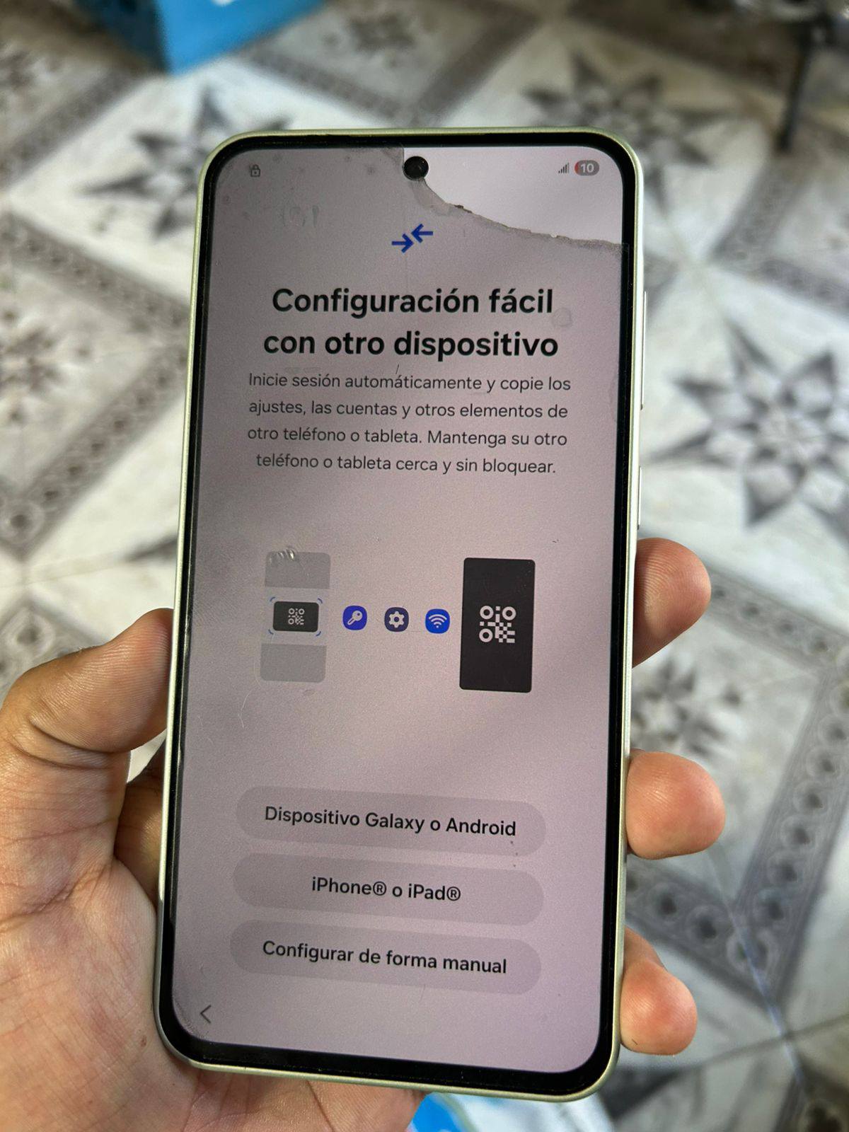 Samsung a56 nuevo con cuenta de Google 280💲mil Se lleva a domicilio