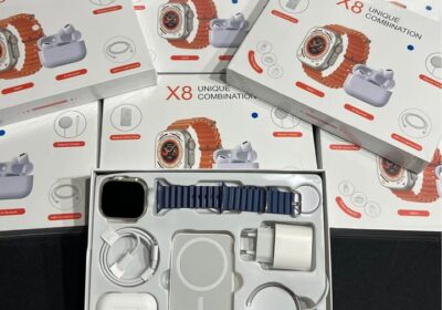 UNIQUE X8 AURICULARES + RELOJ + CARGADOR INALÁMBRICO Y MAS