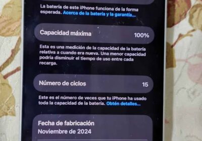 Vendo IPhone 16e Libre 128 GB 100%