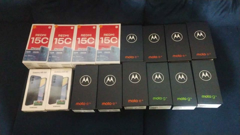 MOTO E13, MOTO G14, XIAOMI 15C Y SAMSUNG A15 5G!! AL MEJOR PRECIO