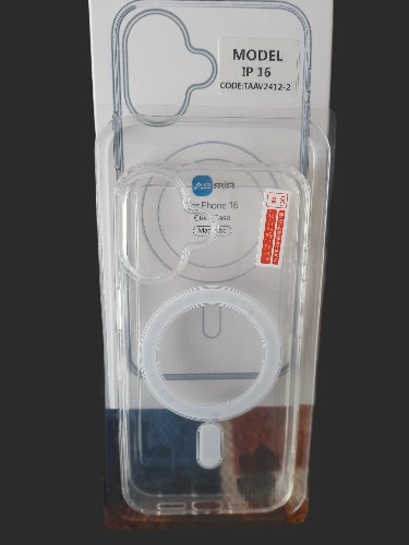 FUNDA TRANSPARENTE MAGNETICA PARA IPHONE