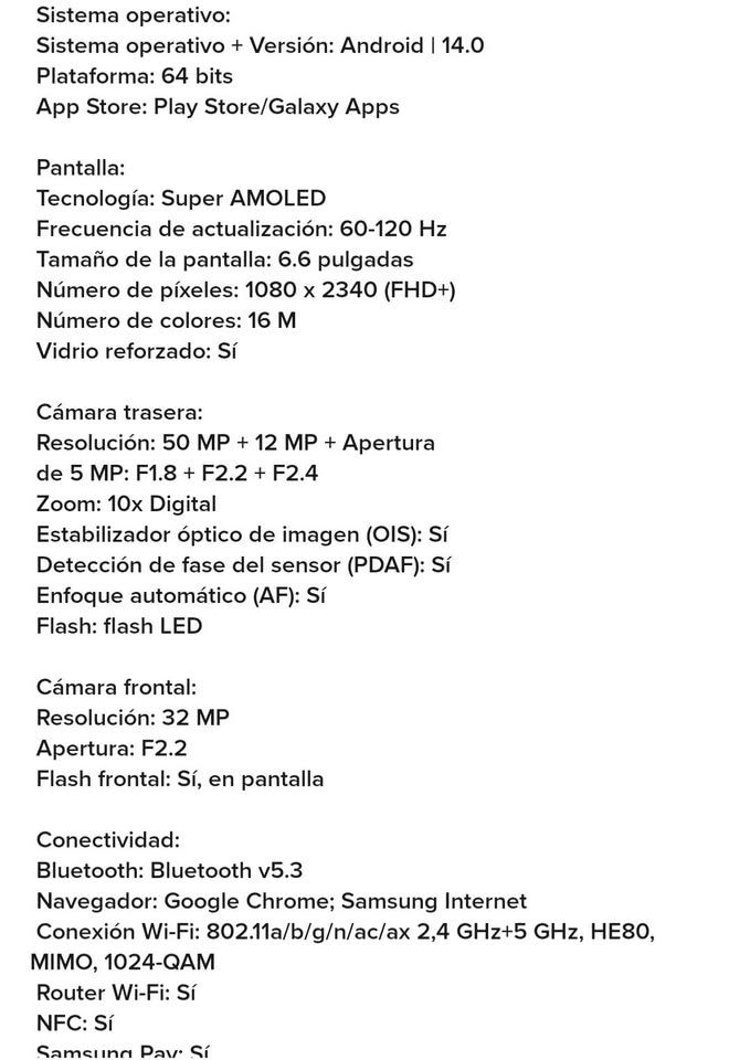 MÓVIL SAMSUNG A55 LIBERADO NUEVO $850 MIL