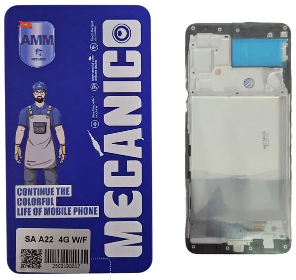 MODULO SAMSUNG A22 4G CON MARCO MECANICO