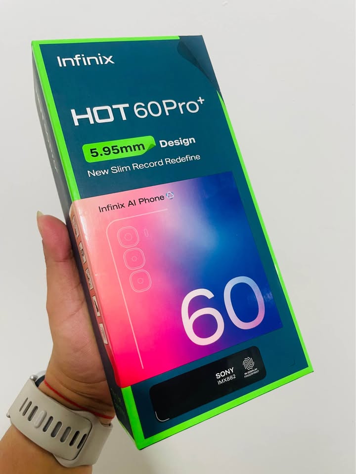 Infinix hot 60 pro plus en caja 256 GB Libre ✅