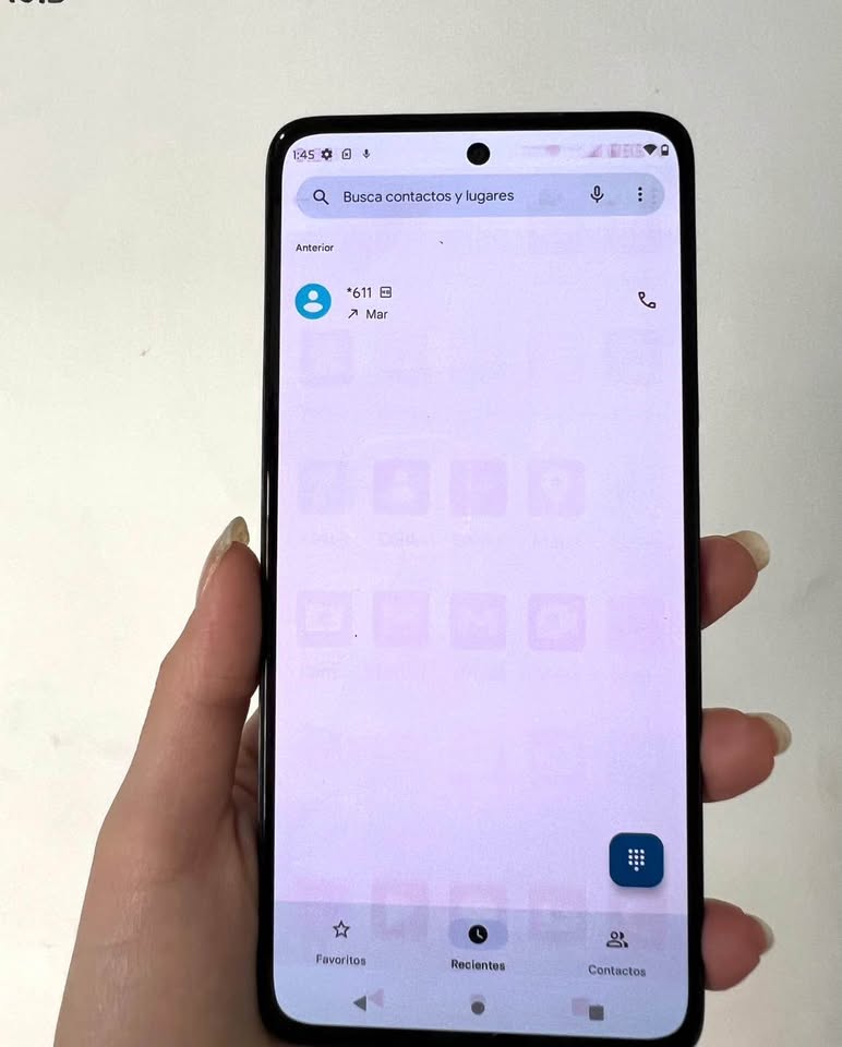 Motorola g82 (detalles en la pantalla)